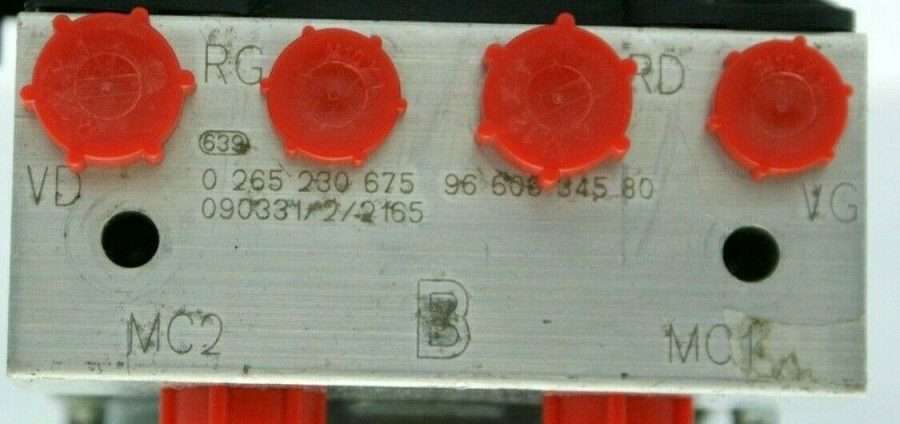 ABS Unida de Control CITROEN C4 Grand Picasso 0265230675 9660934580 - Imagen 4
