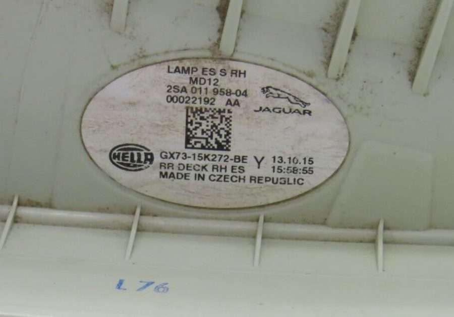 Rear Left Light JAGUAR XE GX7315K272BE GX73-15K272-BE - Image 2