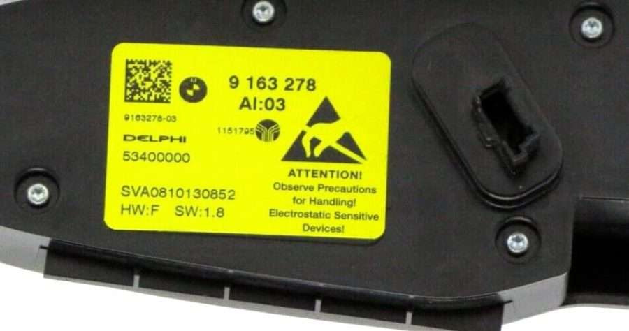 Rear Seat Switch BMW(7) 9163278 9 163 278 91632778-03 53400000 - Image 5