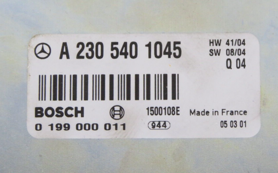MERCEDES-BENZ R230 Battery Control Unit A2305401045 0199000011 - Image 5