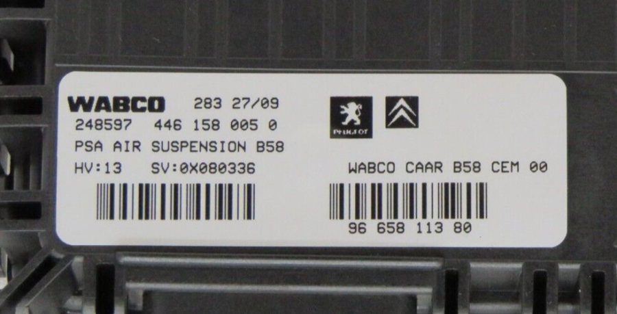 Suspension Control Unit CITROEN C4 GRAND PICASSO WABCO 4461580050 9665811380 - Image 5