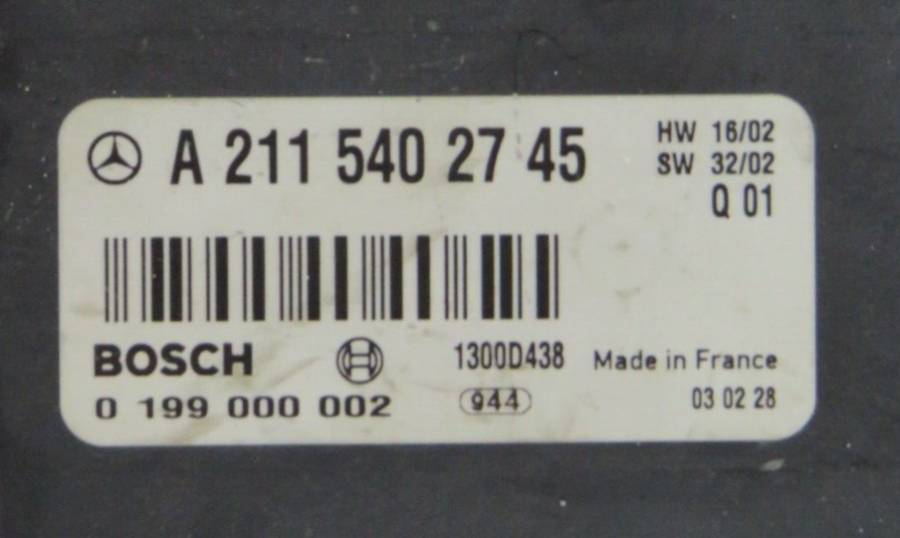 Battery Control Unit MERCEDES-BENZ W211 A2115402745 0199000002 - Image 5