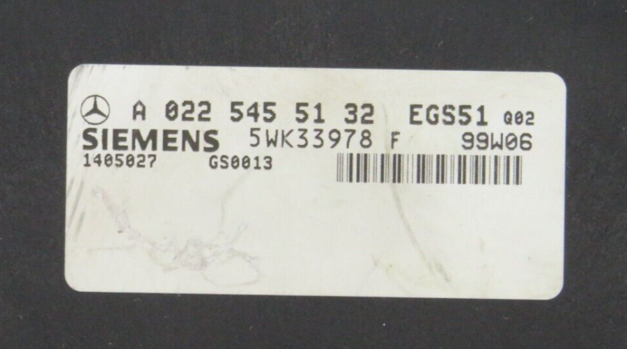 Automatic Transmission Control Unit MERCEDES-BENZ S CLASS A0225455132 5KW33978 - Image 5