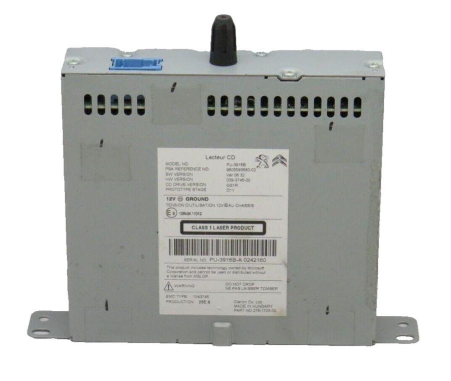Audio System / CD Radio CITROEN C4 / PEUGEOT 308 980559368002 039-3745-00 - Image 2