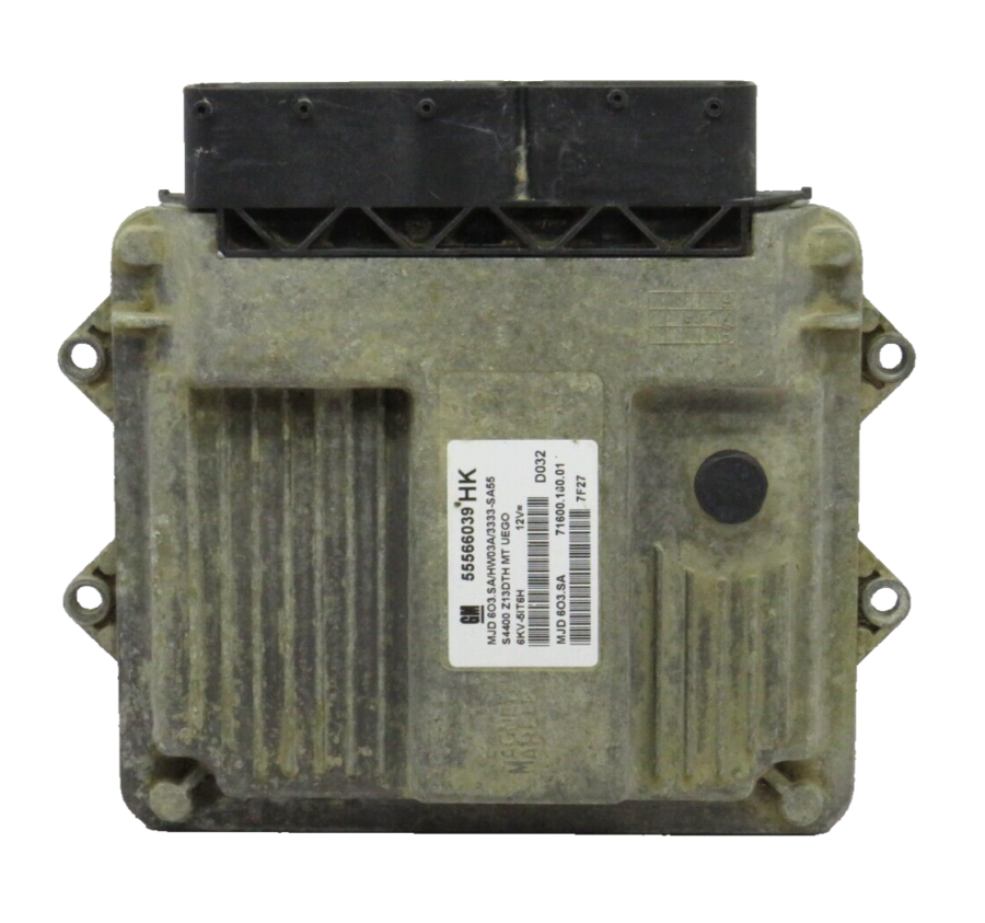 ECU Control Unit OPEL CORSA D 55566039HK 55566039 7160018001 MJD603.SA HW03A - Image 2
