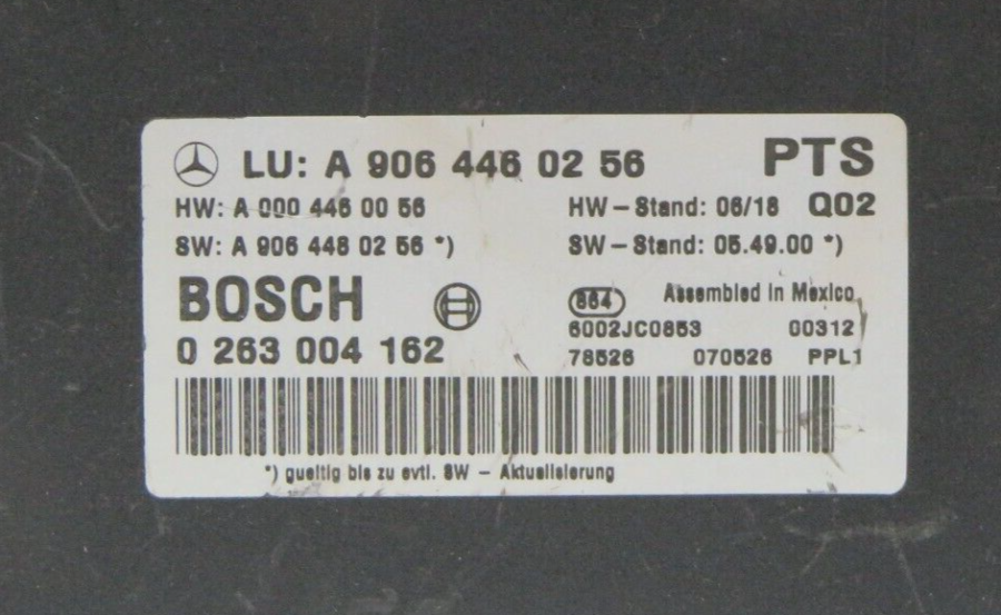 Centralita MERCEDES-BENZ SPRINTER A9064460256 A0004460056 0265004162 - Imagen 4
