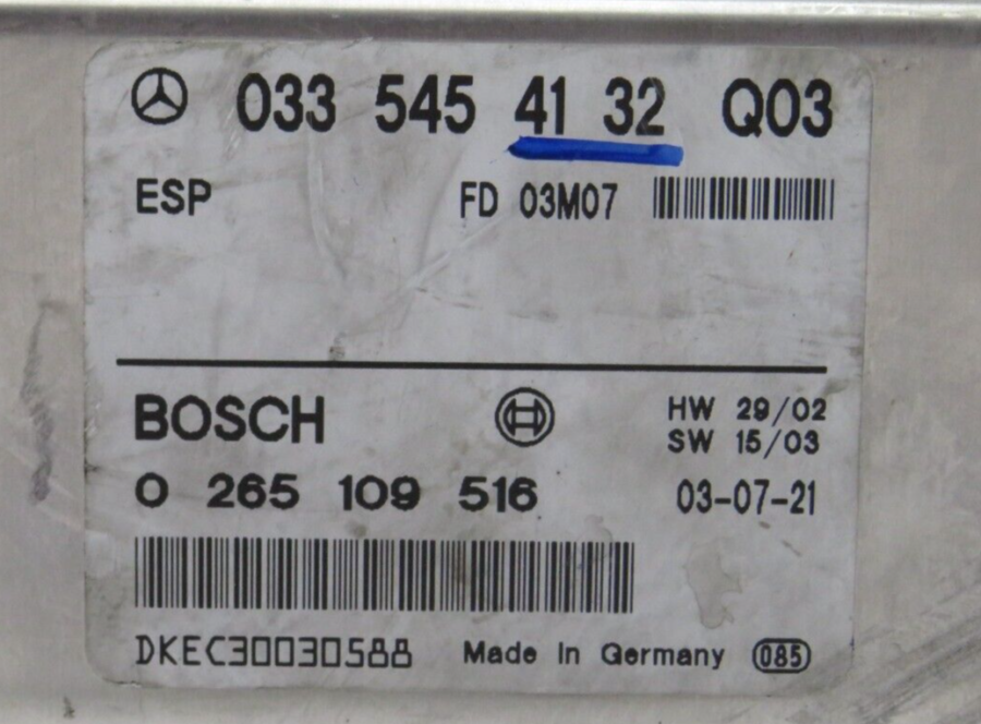 Modulo Electrónico MERCEDES-BENZ CLASE E W211 0335454132 0265109516 0335454132 - Imagen 5
