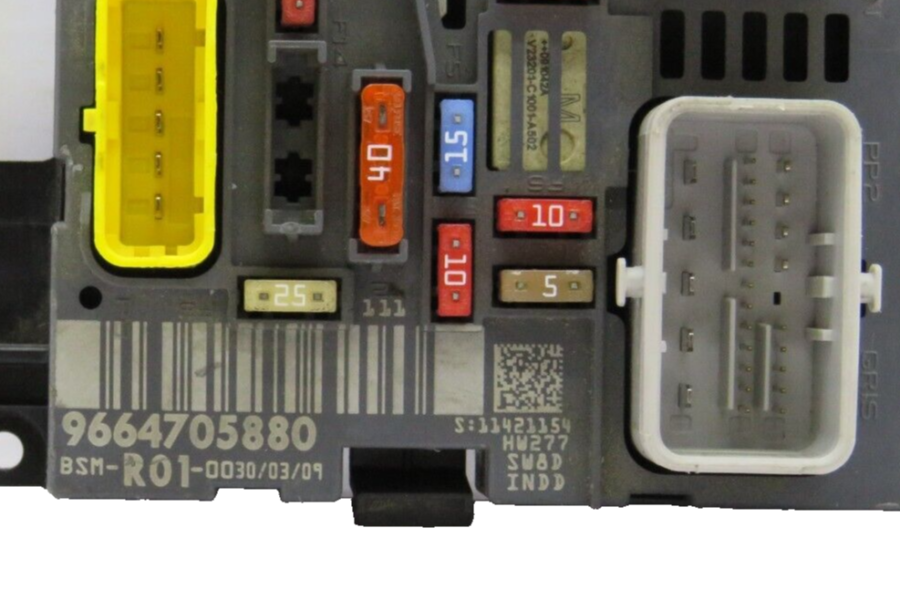 PEUGEOT / CITROEN Fuse Box 9664705880 BSMR0100 BSM-R01-00 - Image 5