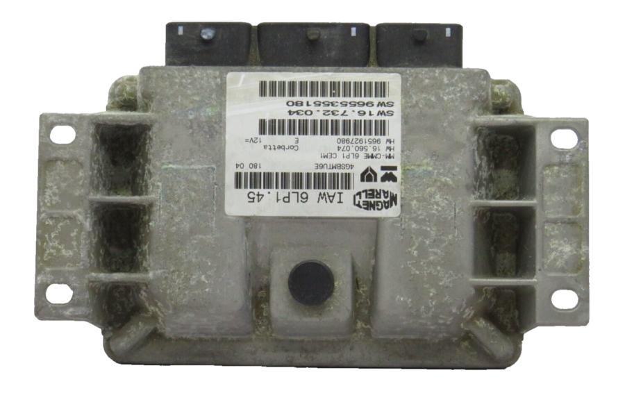 ECU Control Unit PEUGEOT/CITROEN IAW6LP145 HW 9651927980 HW16560074 SW9655355180 - Image 2