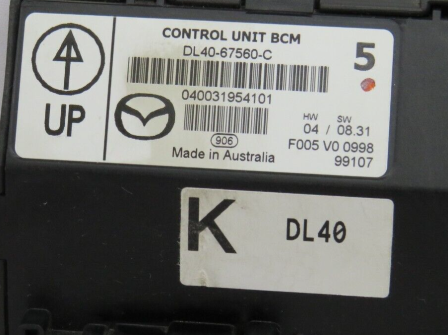 Caja de Fusibles MAZDA 2 CDL40-67560-C 040031954101 F005V00998 - Imagen 4