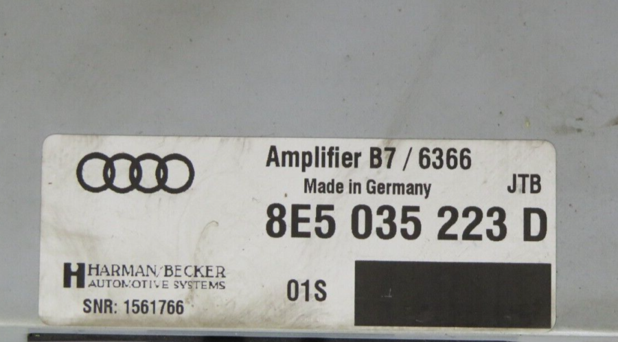 Modulo Amplificador HARMAN BACKER AUDI A4 8E5035223D 8E5 035 223 D - Imagen 5