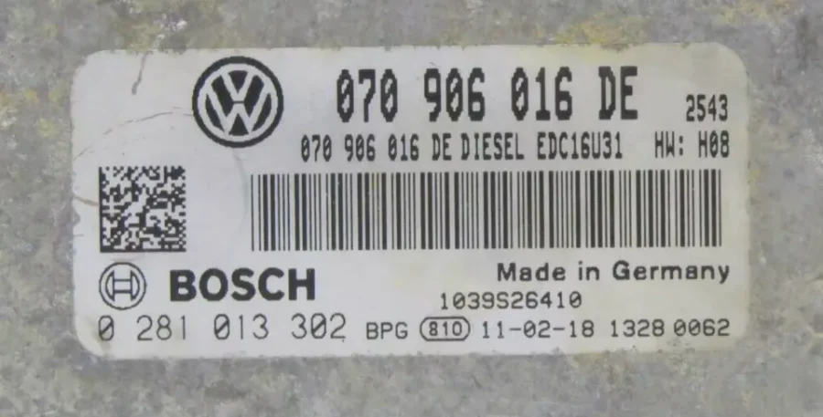 Centralita de Motor VW TOUAREG 070906016DE 070 906 016 DE 0281013302 - Imagen 5