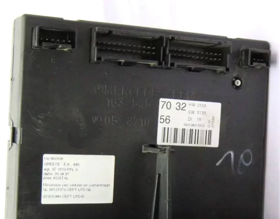 Fuse Box MERCEDES-BENZ ML W163 1635457032 05371056 05 3710 56 367448 - Image 7