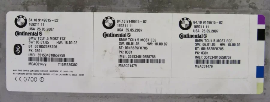 Electronic Module BMW 7 SERIES (E65/E66) 8410914961502 16921111 - Image 6
