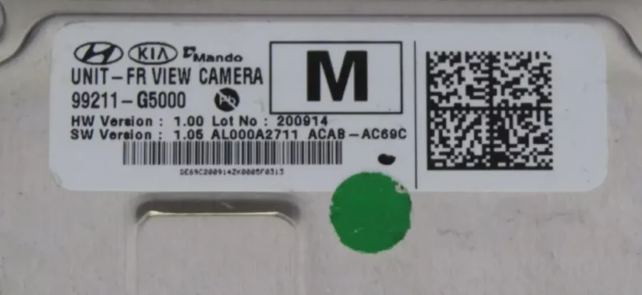 Front Camera KIA NIRO 99211G5000 99211-G5000 - Image 6