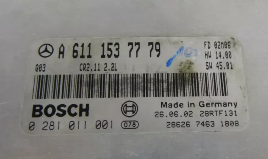 Centralita de Motor MERCEDES-BENZ CLASE C A6111537779 0281011001 0281011001 - Imagen 7