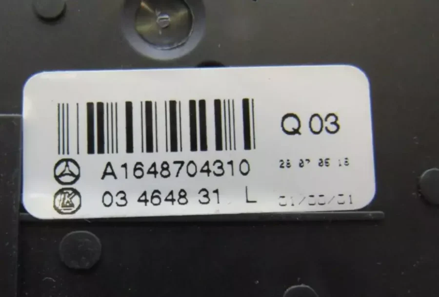 Interruptor de Asientos MERCEDES-BENZ R251 W164 A1648704310 03464831L - Imagen 7
