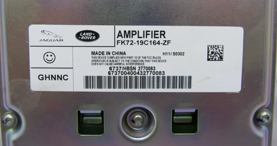 Amplificador de Sonido LAND ROVER DISCOVERY SPORT FK7219C164ZF FK72-19C164-ZF - Imagen 8