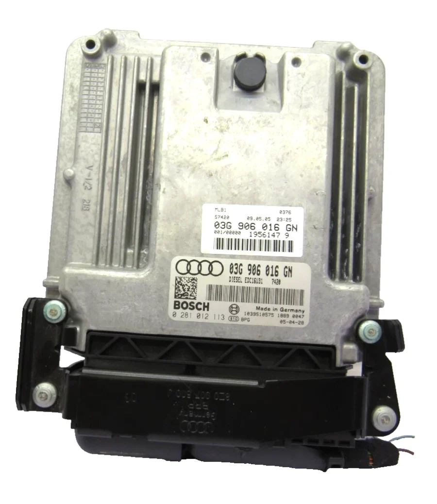 Engine Control Unit AUDI A4 03G906016GN 03G 906 016 GN 0281012113 - Image 6