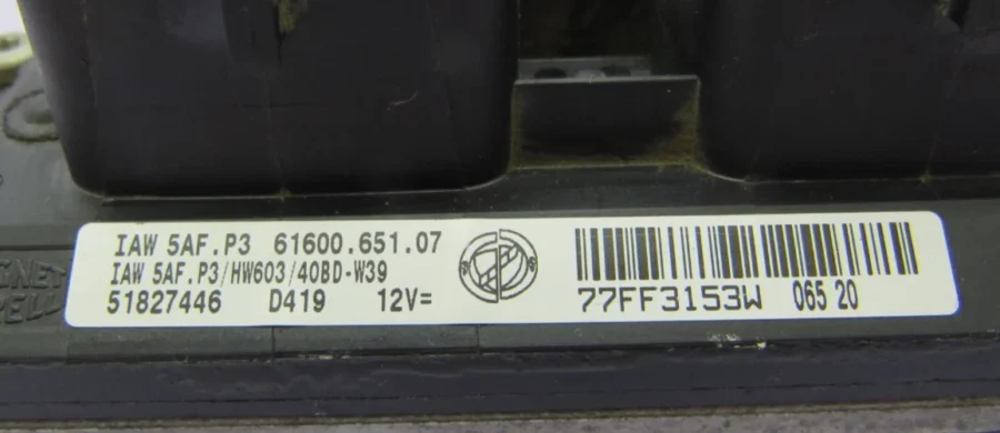 Centralita del Motor FIAT PUNTO 51827446 IAW5AFP3 IAW.5AF.P3 6160065107 - Imagen 7