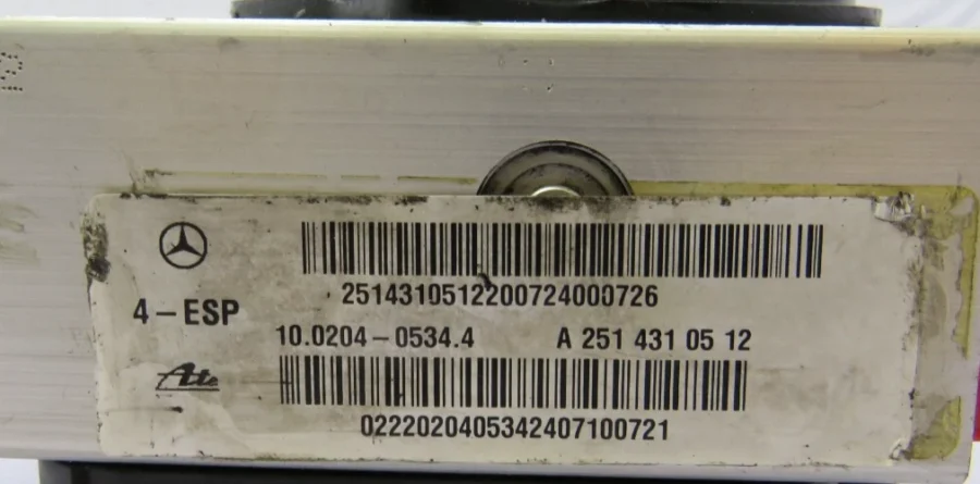 ABS module MERCEDES-BENZ W251 A2515452632 10020405344 10092523073 10020806283 - Image 10