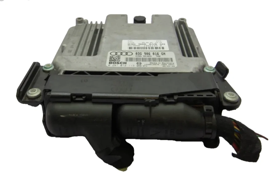 Engine Control Unit AUDI A4 03G906016GN 03G 906 016 GN 0281012113 - Image 2