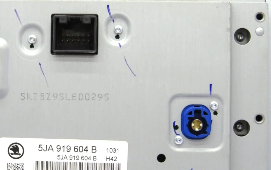 Multifunction Display SKODA RAPID (NH) 5JA919604B 5JA 919 604 B - Image 5