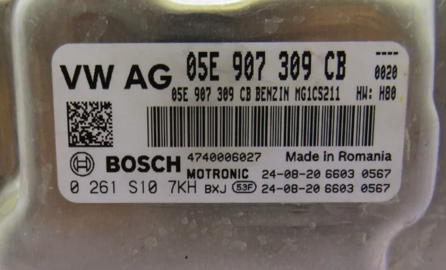 Centralita del Motor VW/AUDI/SEAT/SKODA 05E907309CB 05E 907 309 CB 0261S107KH - Imagen 5