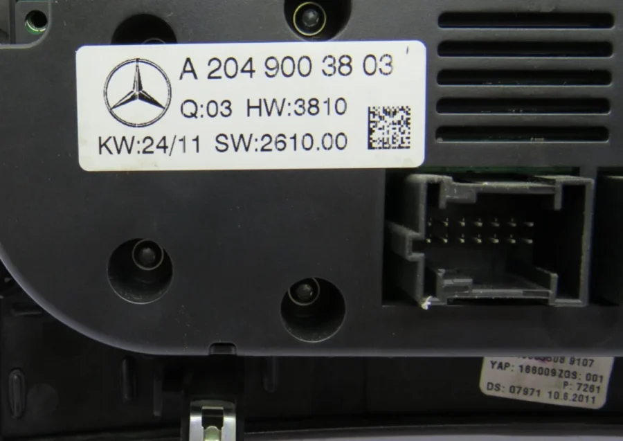 Mando Climatizador MERCEDES-BENZ CLASE C W204 A2049003803 A 204 900 38 03 - Imagen 8