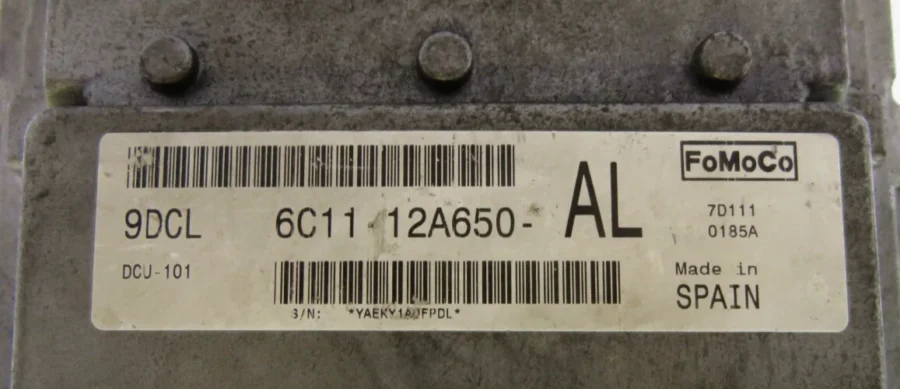 Centralita del Motor FORD TRANSIT 6C1112A650AL 6C11-12A650-AL VP6C1U12B523AB - Imagen 7