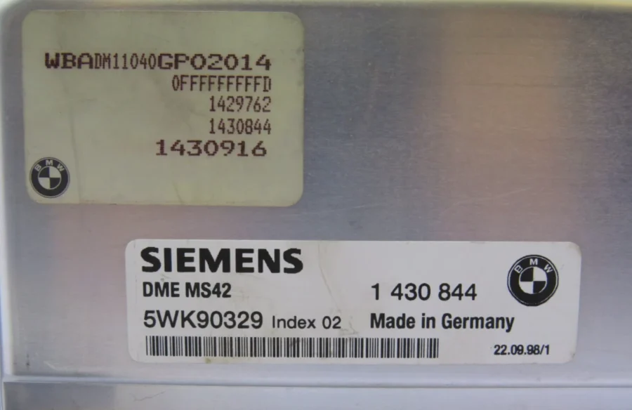 KIT Centralitas BMW SERIE 5 5WK90329 1430844 61354100187 05393241 05 3932 41 - Imagen 4