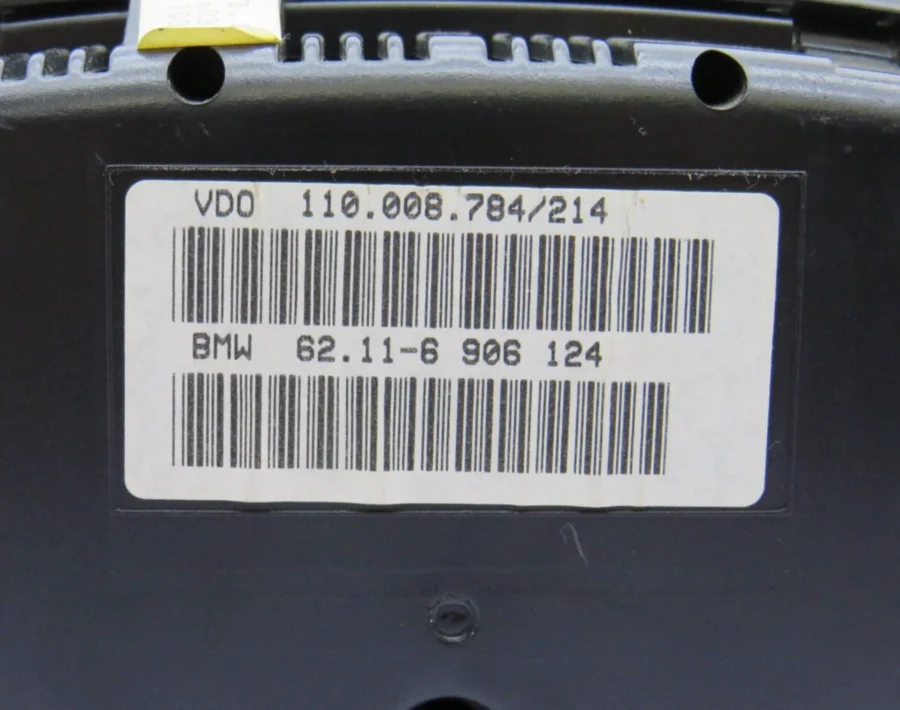Instrument Cluster BMW 5 E39 62116906124 62.11-6 906 124 110008784214 - Image 9