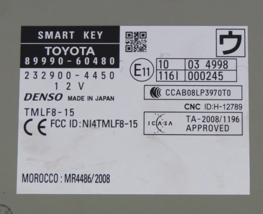 Electronic Module TOYOTA LAND CRUISER 8999060480 89990-60480 2329004450 - Image 5