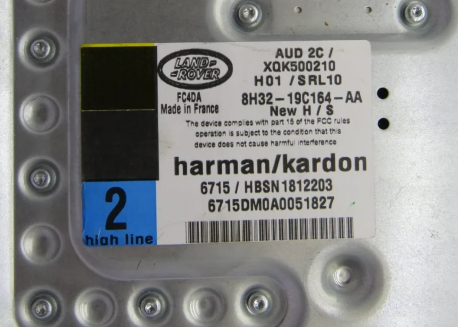 Amplificador LAND ROVER RANGE ROVER 8H3219C164AA 8H32-19C164-AA XQK500210 - Imagen 8
