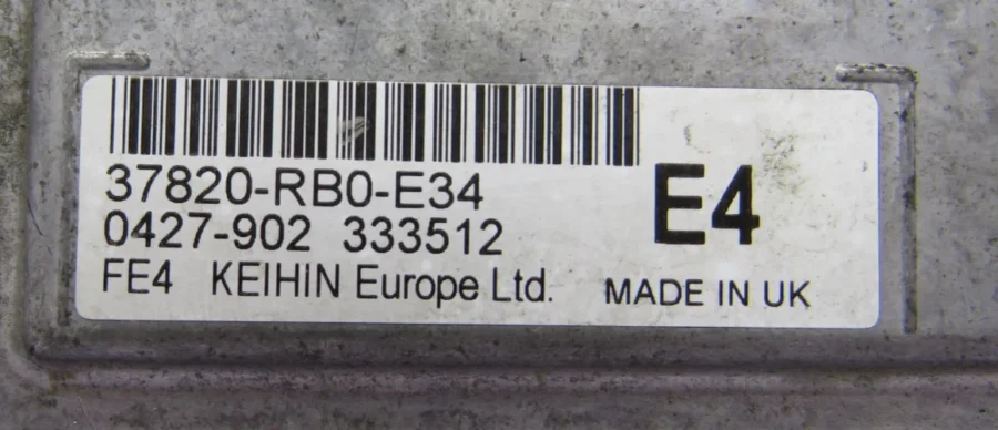 HONDA JAZZ control unit 37820RB0E34 37820-RB0-E34 0427-902 333512 - Image 7