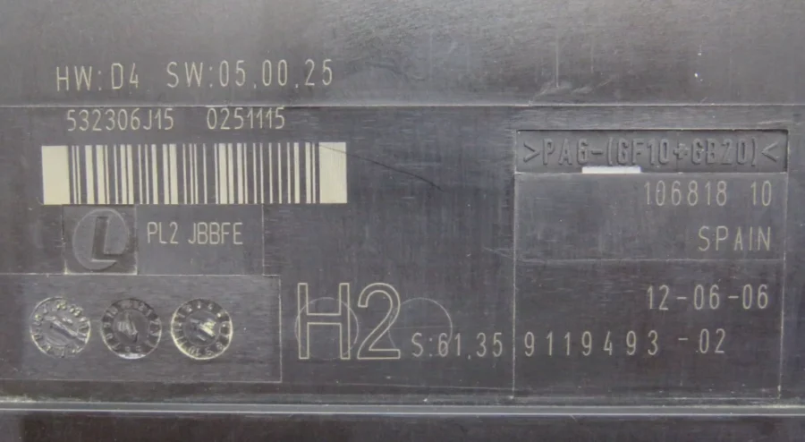 Electronic Module BMW 1 (E81 E87) 6135911949302 61.35 9119493-02 532306J15 - Image 7