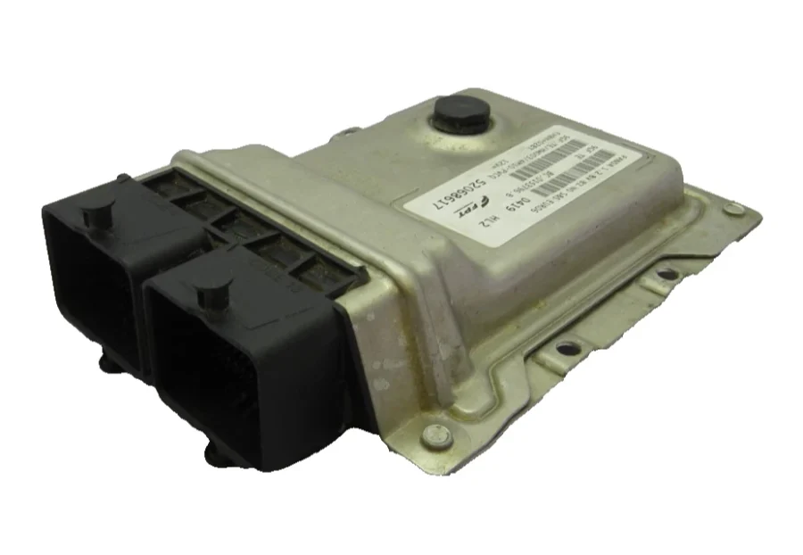 Engine Control Unit FIAT PANDA 52068617 9GFTE BC 0153796B - Image 3