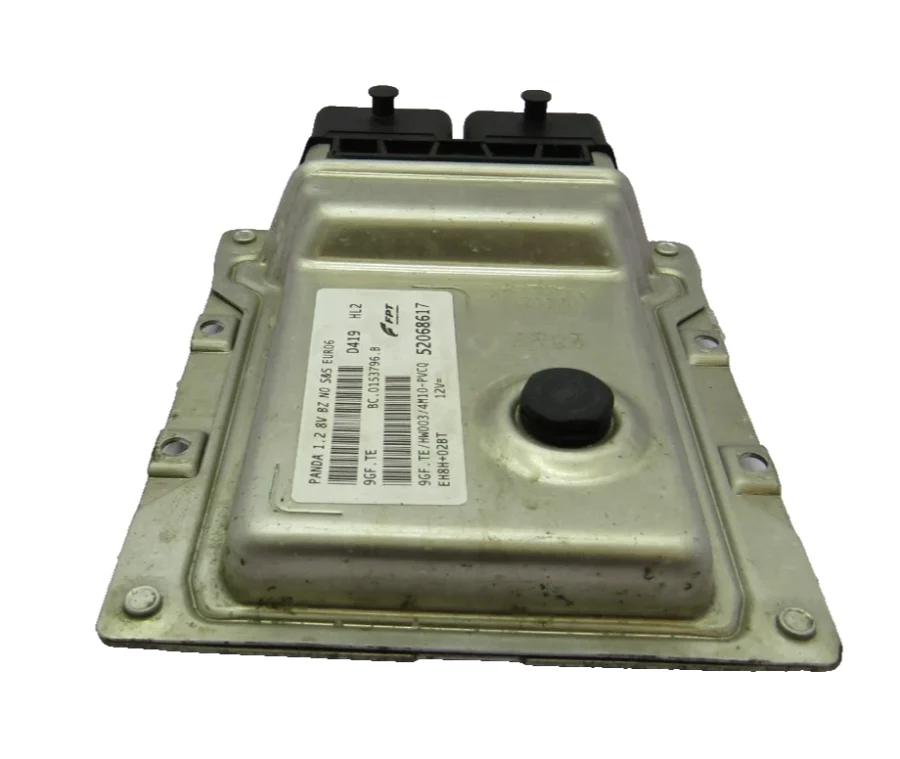 Engine Control Unit FIAT PANDA 52068617 9GFTE BC 0153796B - Image 4