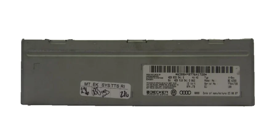 Audio System Radio CD AUDI A8 Q7 4E0035541S 4E0 035 541 S 4E0910541Q BE6388 - Image 5