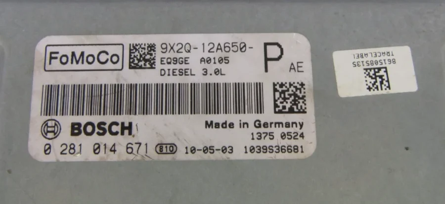 Centralita del Motor JAGUAR XF 9X2Q12A650P 9X2Q12A650PAE 0281014671 - Imagen 6