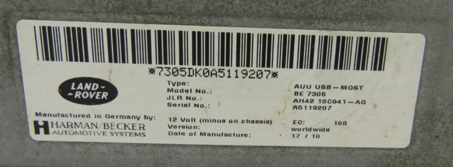 Módulo Electrónico LAND ROVER RANGE ROVER AH4218C941AG AH42 18C941-AG - Imagen 8
