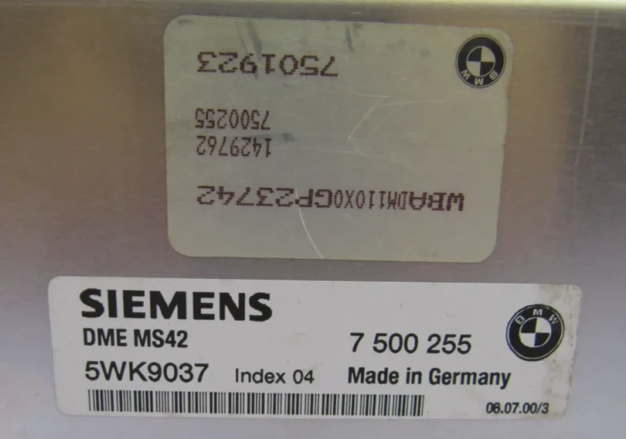 KIT Centralitas BMW SERIE 5 7500255 5WK9037 61356905668 05393244 - Imagen 5