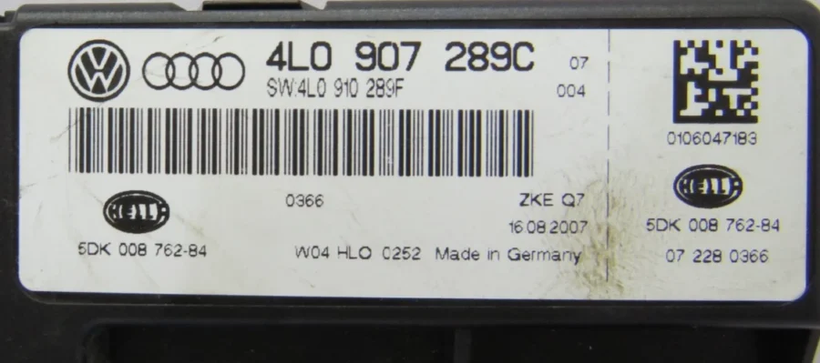 Módulo Electrónico AUDI Q7 4L0907289C 4L0 907 289C 4L0910289F 5DK00876284 - Imagen 7