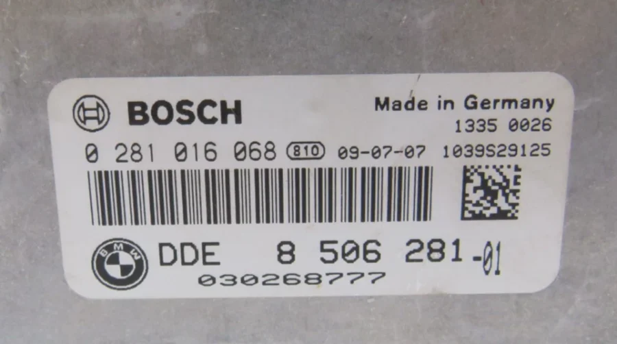Centralita del Motor BMW E90 E91 E81 E87 0281016068 8506281-01 850628101 - Imagen 6