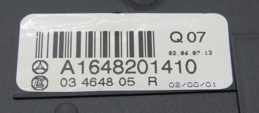 Seat Control Switch MERCEDES-BENZ (M, ML) 03464805R A1648201410 - Image 5