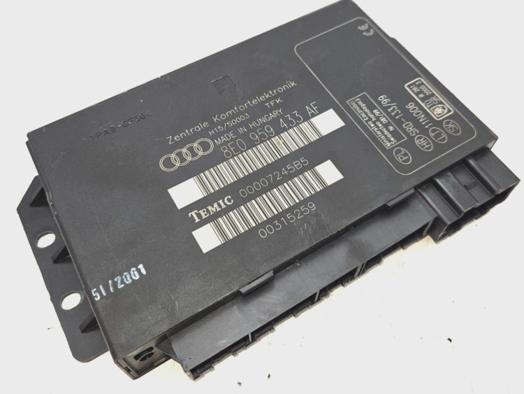 Módulo Electrónico AUDI A4 8E0959433AF 8E0 959 433 AF 00007245B5 GARANTIA