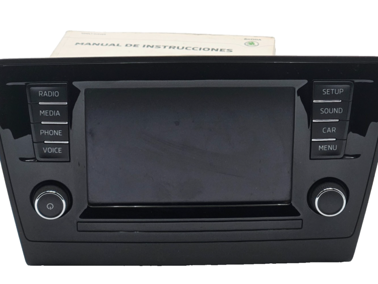 Pantalla Multifunción SKODA RAPID (NH) 5JA919604B 5JA 919 604 B GARANTIA