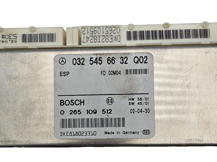 Centralita del ABS MERCEDES-BENZ CLASE E W211 0325456632 0265109512 GARANTIA