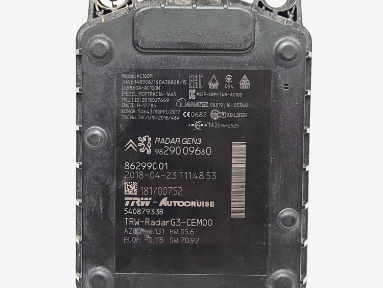 Sensor de Radar PEUGEOT/CITROEN 9829009680 54087933B GARANTIA